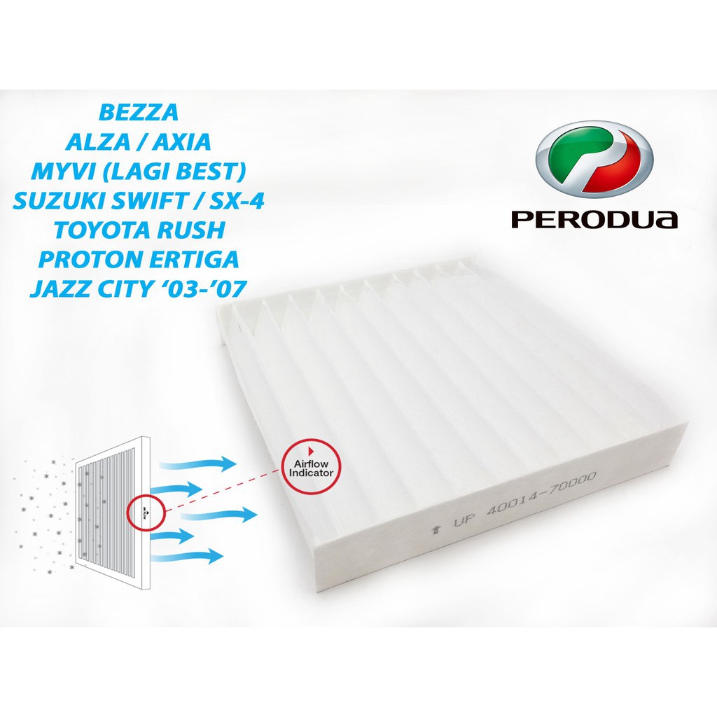 Cabin Air Filter Perodua Myvi Lagi Best Axia Alza Bezza Swift Ertiga