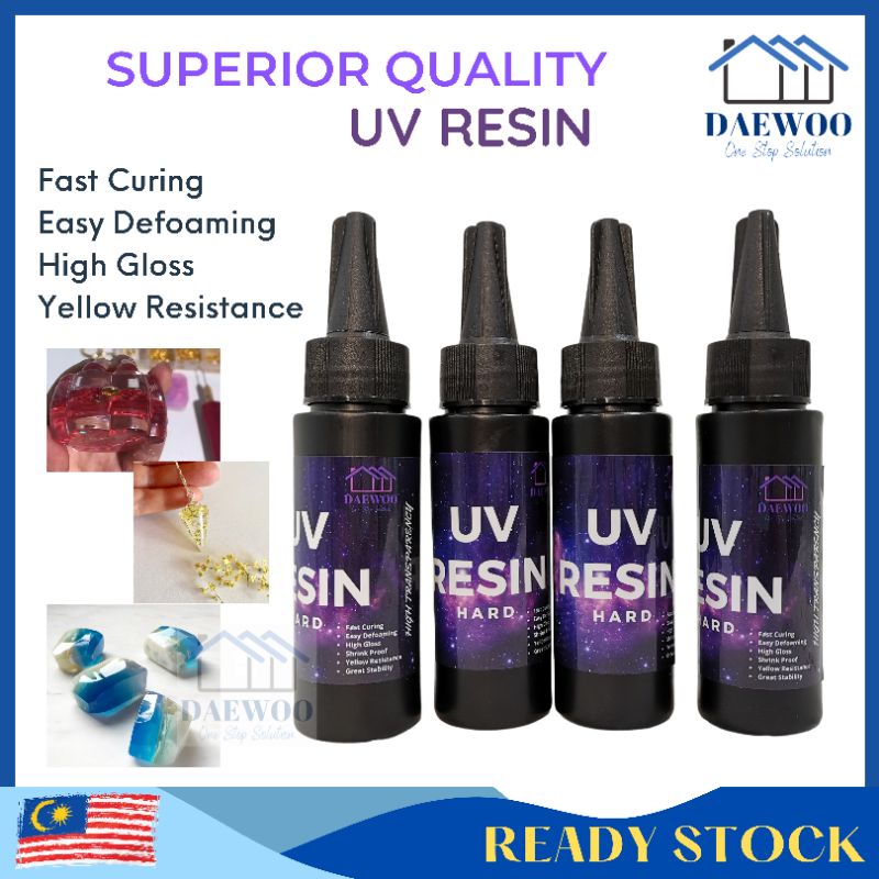 UV RESIN ULTRA CLEAR FAST CURED EPOXY RESIN HARD DIY SUNLIGHT SOLAR