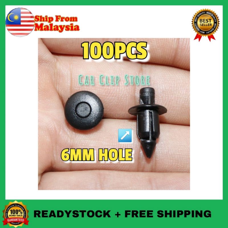100PCS MOTORCYCLE Clip Rivet Y15 R25 R15 RS150 LC135 NVX NMAX XMAX ...