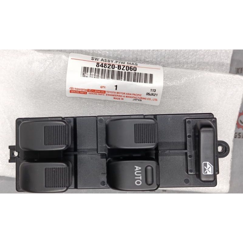 Original Toyota Avanza Power Window Main Master Switch - 1Pcs | Shopee ...