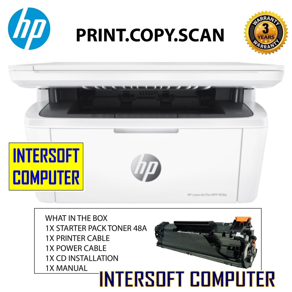 Hp Laserjet PRO MFP-M28A | Shopee Malaysia