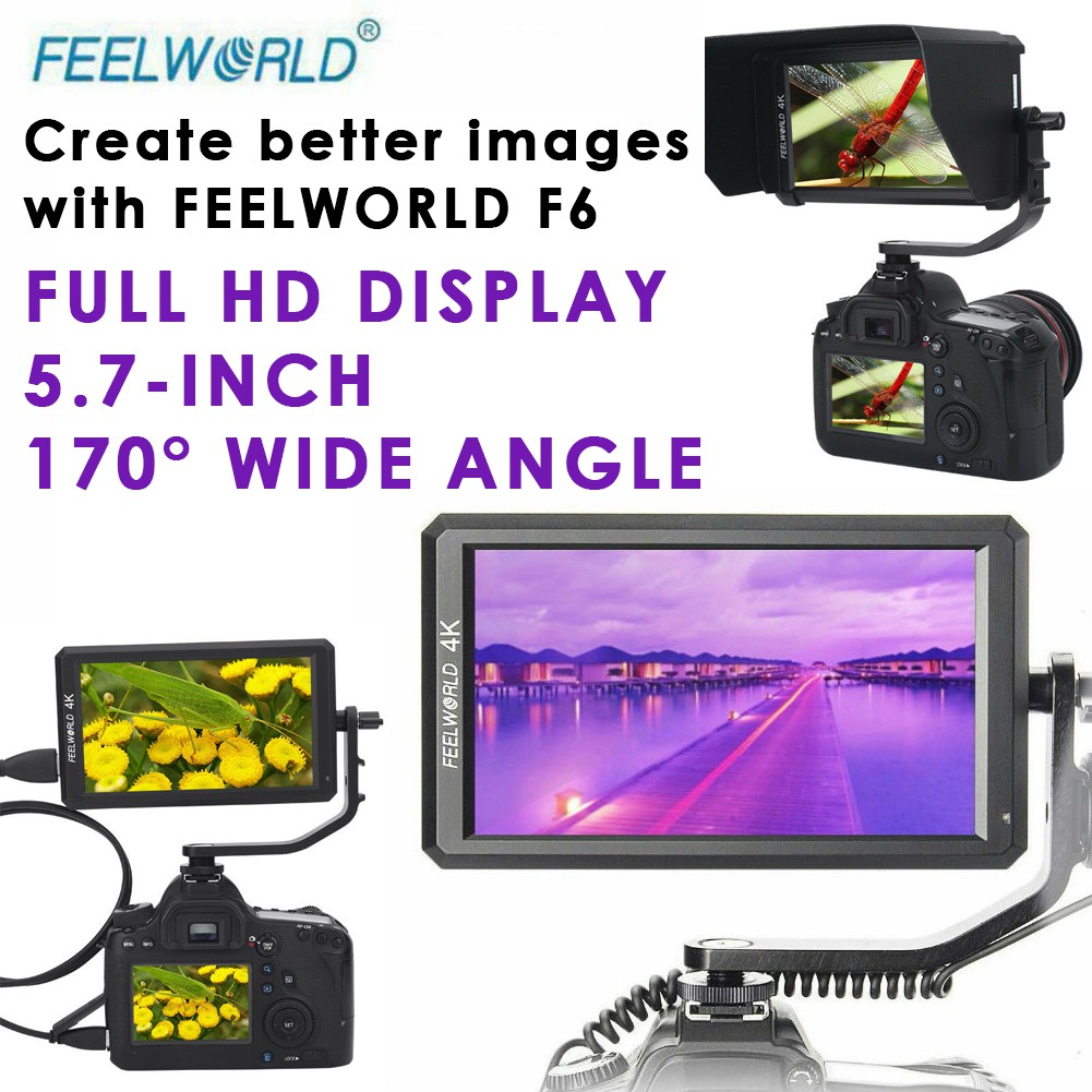 Feelworld F6 5 7 4k Hd 1080p Ips Hdmi 1920x1080p Led Camera Field