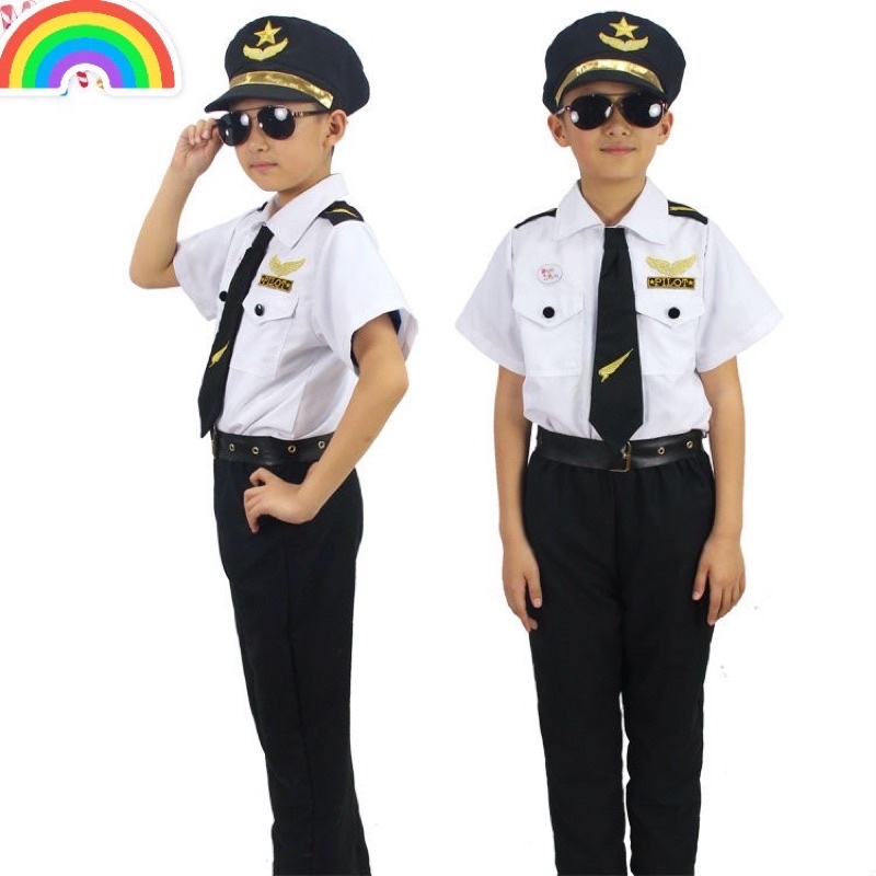 Pilot costume for kids size M(3-5 years old) | Shopee Malaysia