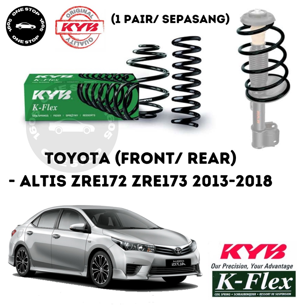 Toyota Corolla Altis Zre Zre Depan Belakang Kyb Kayaba