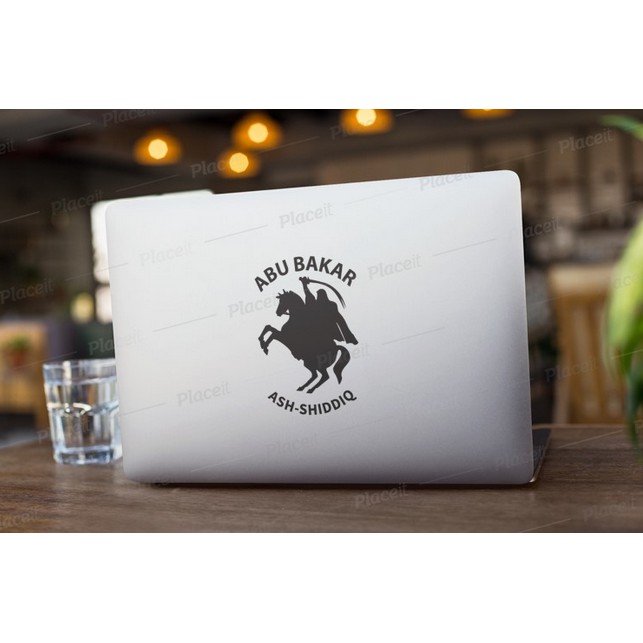 Ash Burning Sticker Ash Shiddiq Caliph Silhouette Car Laptop Helmet ...