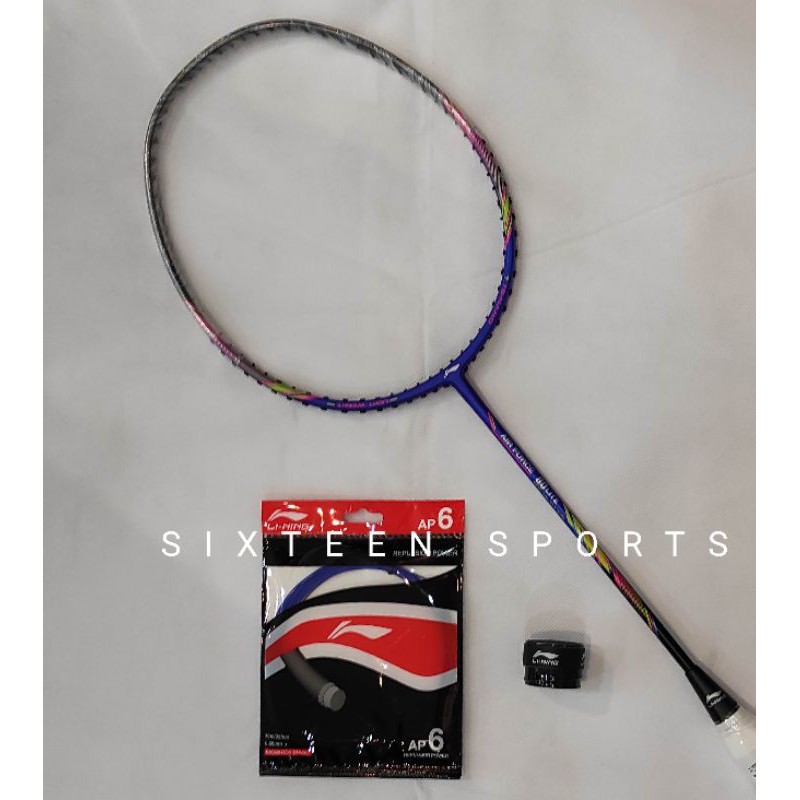 Li Ning Air Force 80 Lite Badminton Racket (Come with Lining AP6 string ...