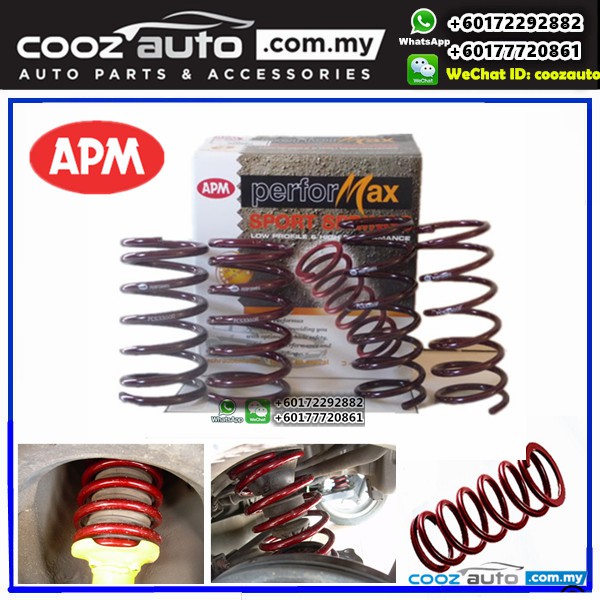 Perodua Viva APM Performax Lowered Sport Coil Spring Suspension