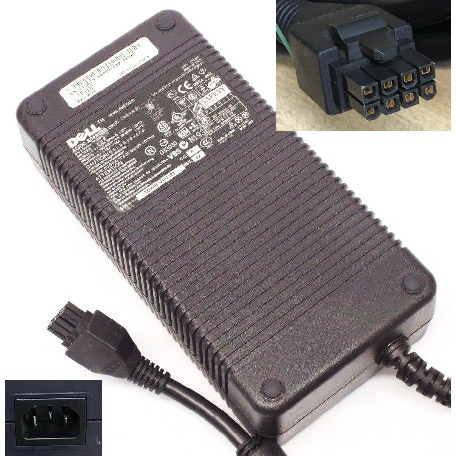 Original Dell ADP220AB Y2515 DA2 12V 18A 220w Power Supply Adapter