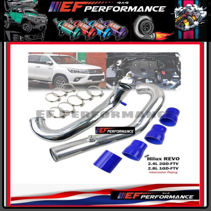 4x4 Aluminium Turbo Intercooler Piping Toyota Hilux DIESEL VIGO REVO