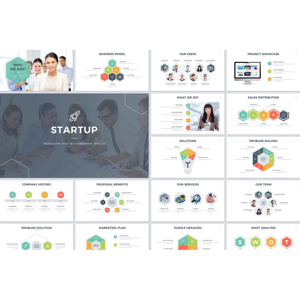 [Promo] Startup Pitch Deck PowerPoint Template Business Startup Infogra ...