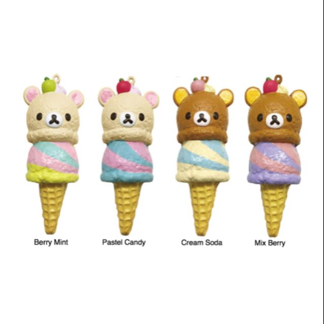 San X Rilakkuma Ice Cream Squishy Shopee Malaysia