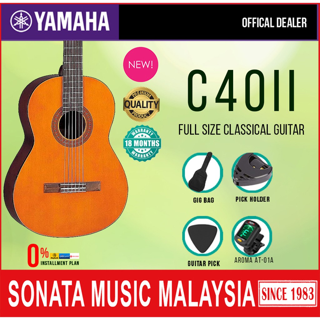 Yamaha C40 II Full-Scale Nylon-String Classical Guitar ( C40II / C