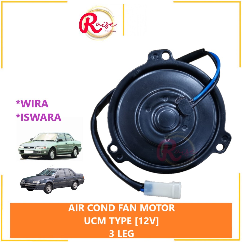 [UCM TYPE] Air Cond Fan Motor 1010 12V / Aircond Proton Wira / Iswara