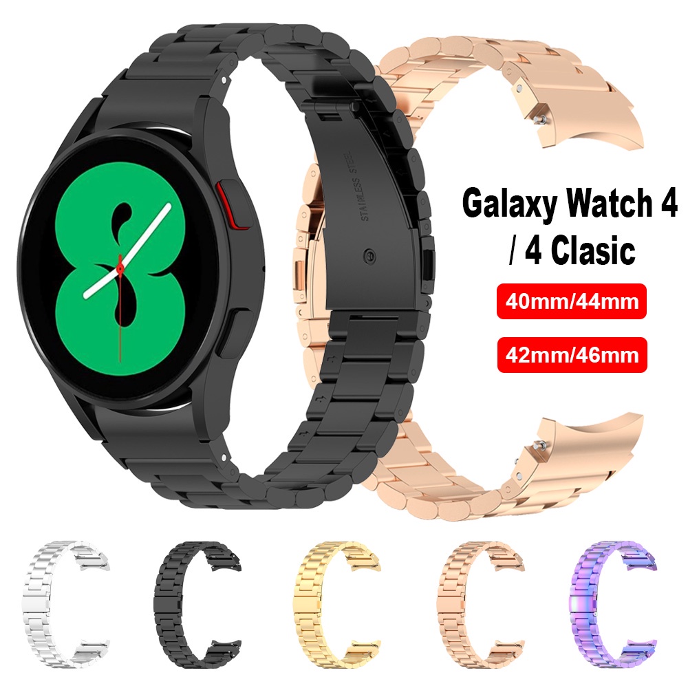Stainless Steel Strap Bracelet Metal Band Accessories for Galaxy Watch 6 5 Pro 4 44mm 40mm 45mm