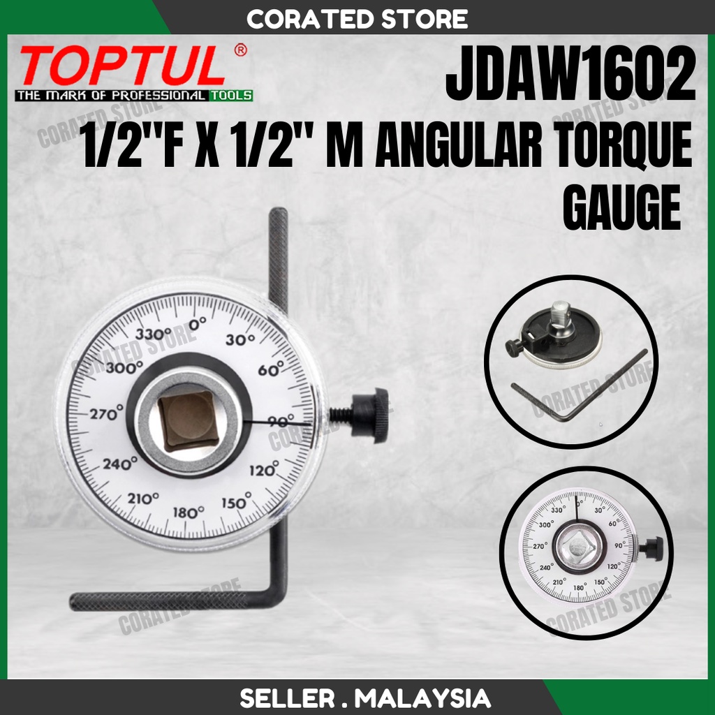 Toptul Angular Torque Gauge (JDAW1602) Shopee Malaysia