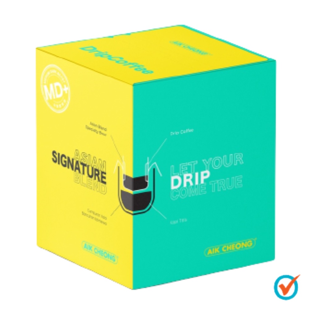 AIK CHEONG Asian Signature MD+ Drip Coffee 80g (10g x 8s) | Shopee Malaysia