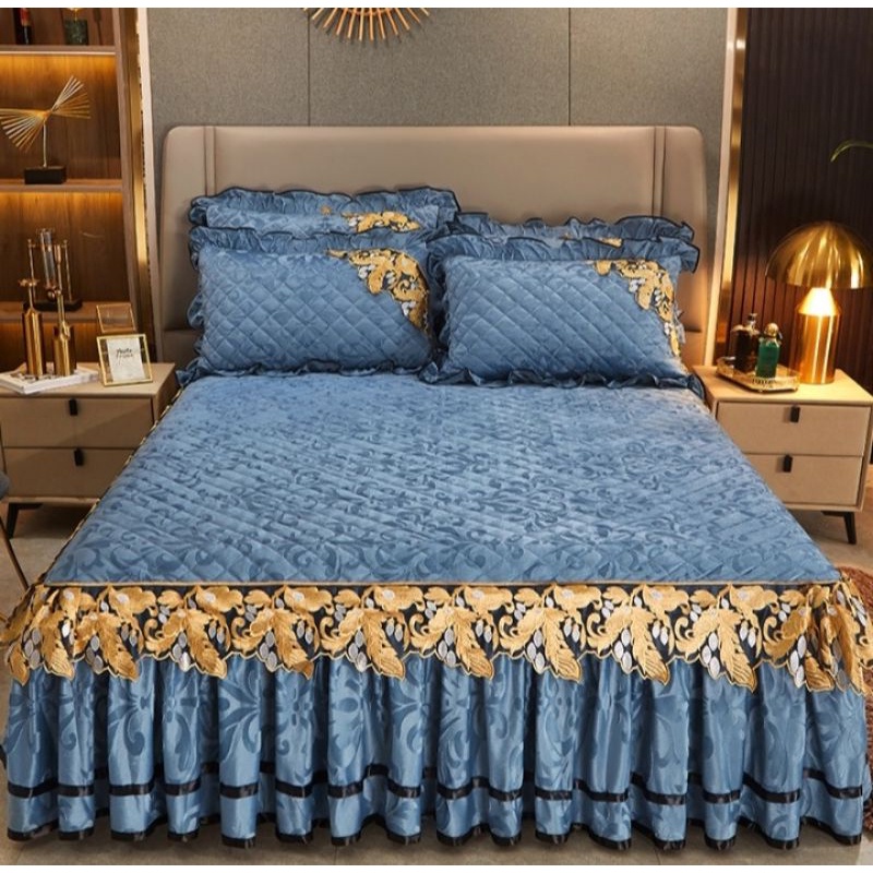 PRE ORDER Cadar Kawin Queen Cadar Pengantin Cadar Kawen Bedsheet Cadar ...