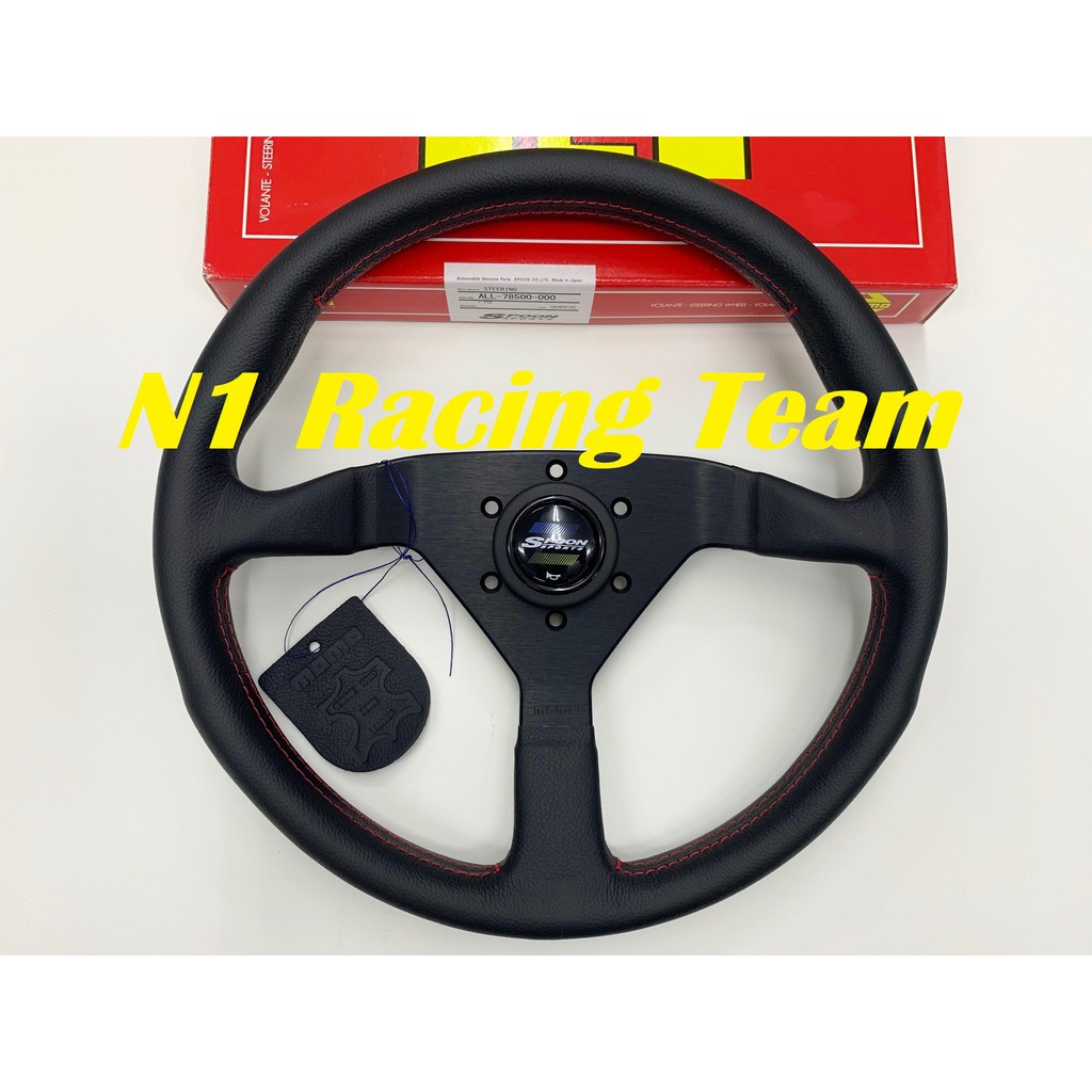 Spoon Momo Steering Wheel (340mm) Honda Civic EG, EK, FD2, FN2, EP3, FC