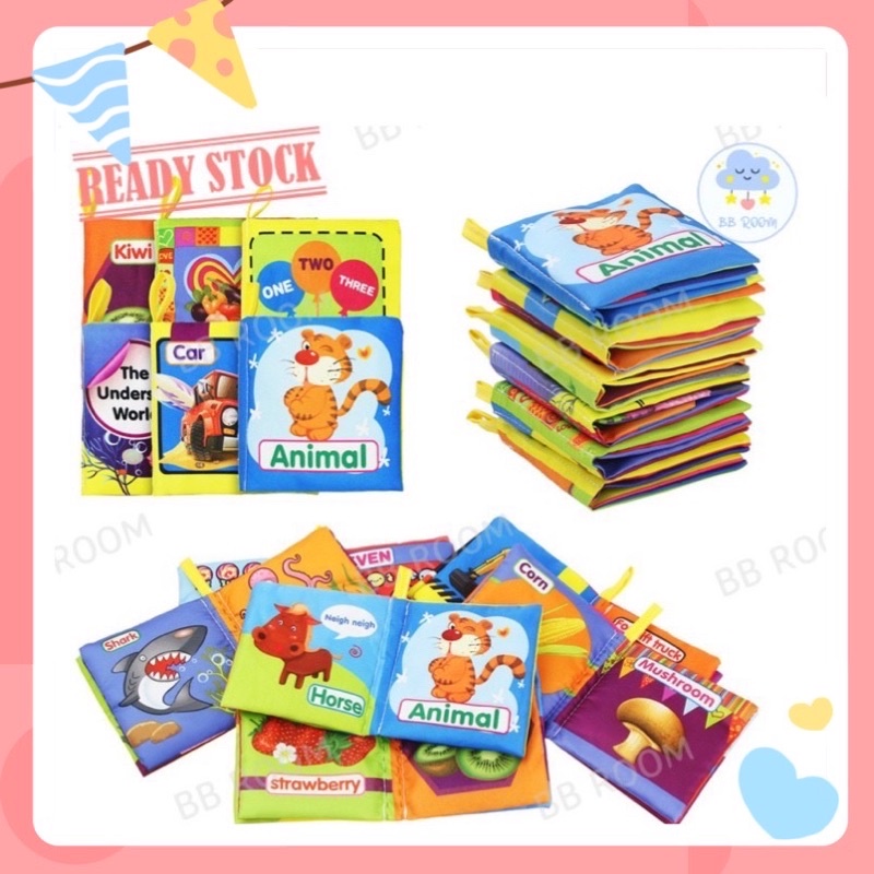 Baby Cloth Book Baby Early Learning Cognitive Toys fabric book