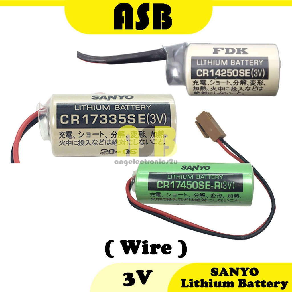 Batería De Litio 3V Tipo Q6BAT Mitsubishi CR17335SE - R