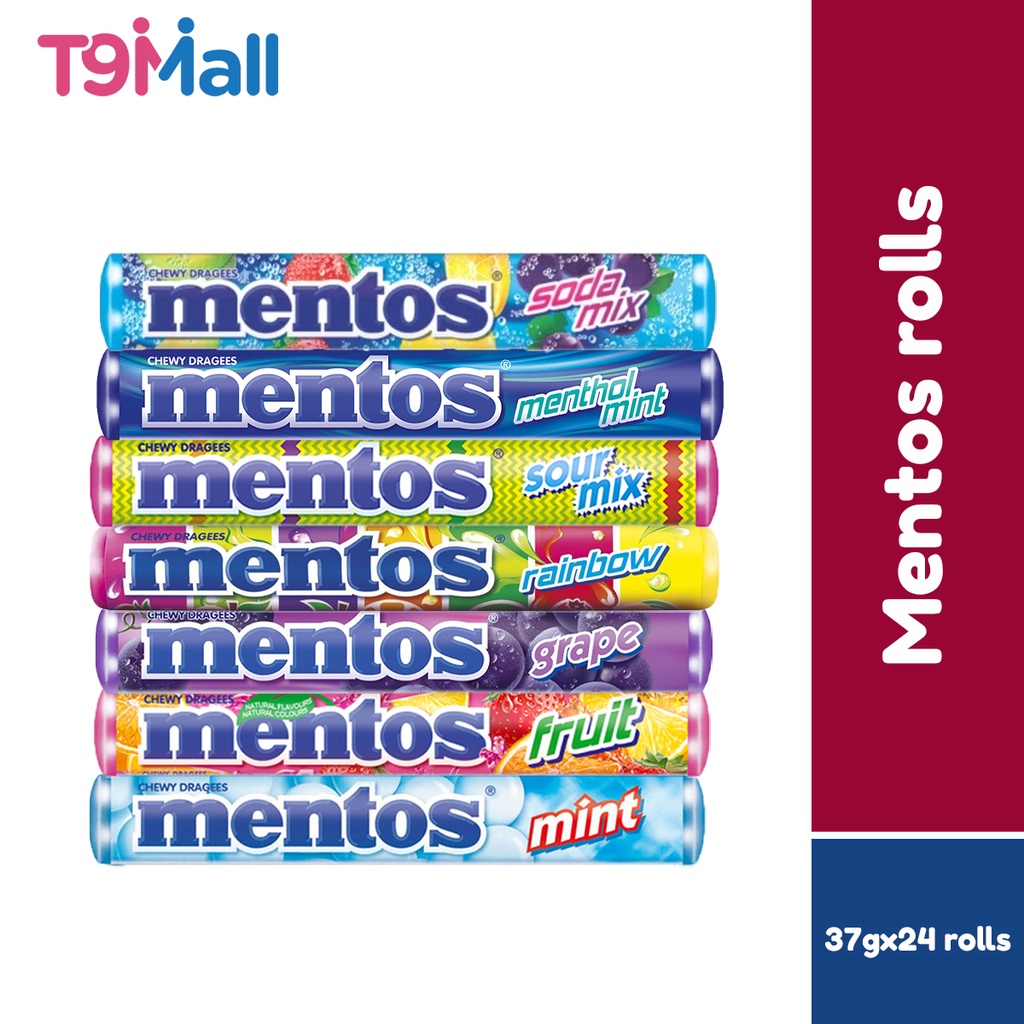 Mentos Stick Roll 37G x 24 rolls Shopee Malaysia