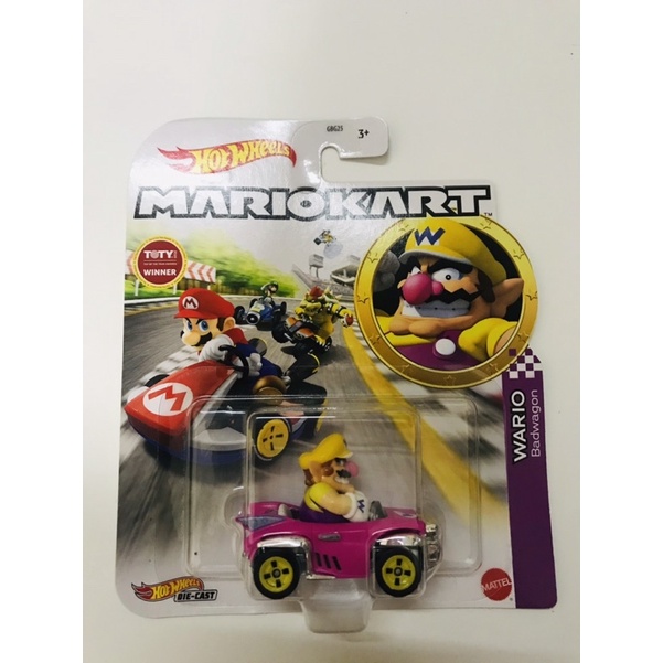 Mario kart store hot wheels wario