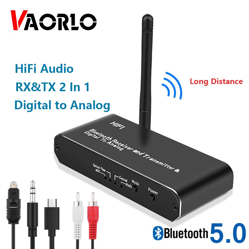 Wireless DAC Audio Digital to Analog Audio Converter with Bluetooth