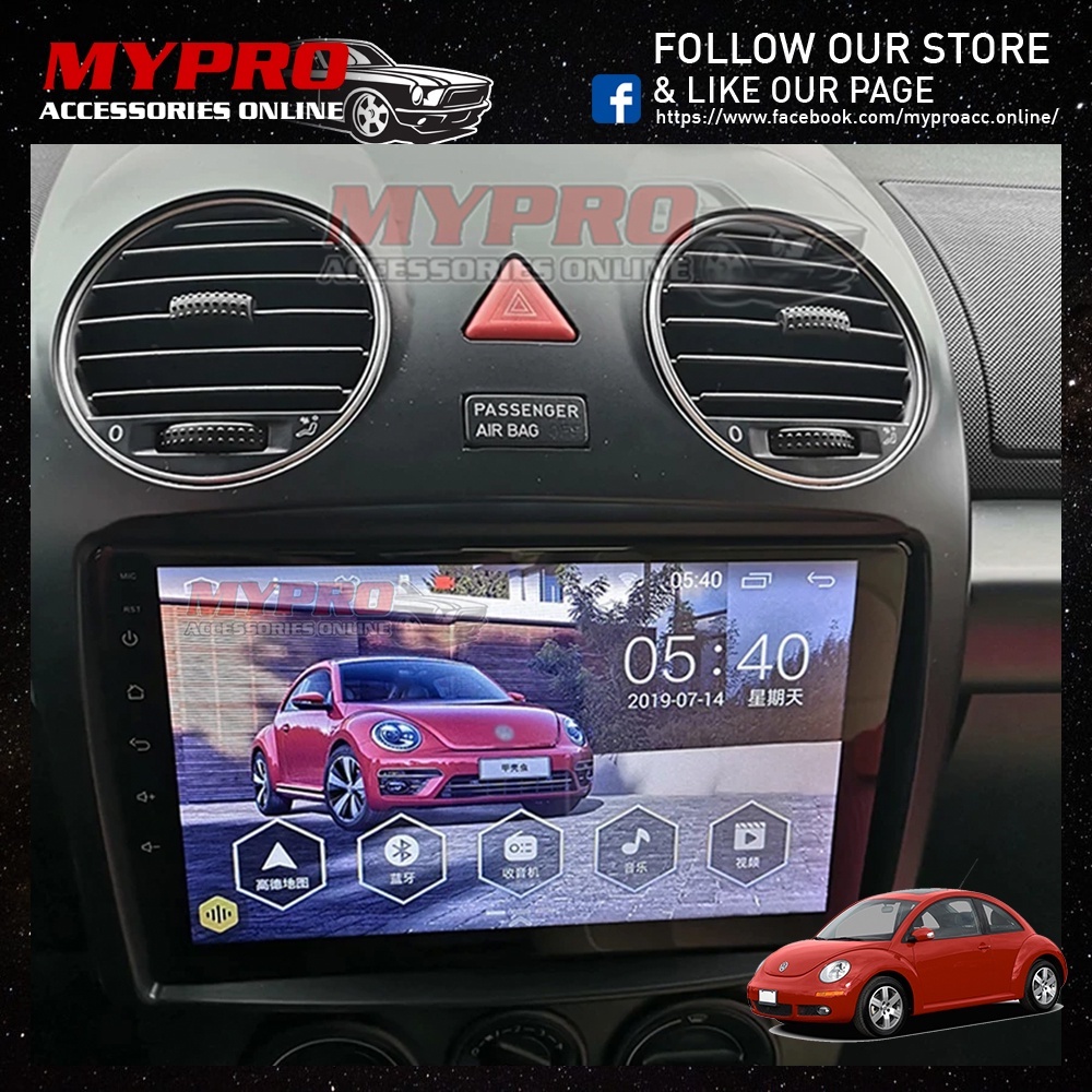 Android 🔥Volkswagen Beetle 2004-2010 ANDROID PLAYER 【Free Camera】