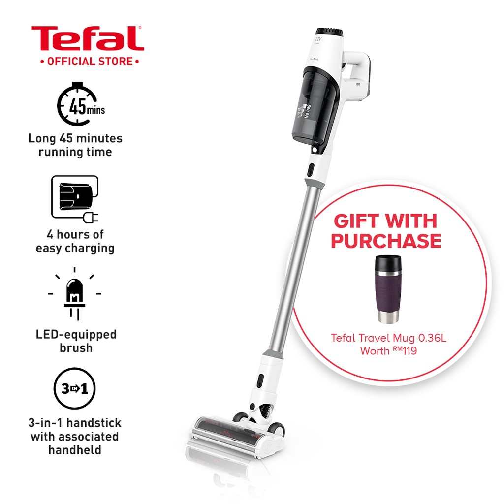 Tefal TY6935 Cordless Handstick Vacuum Cleaner XPERT Shopee Malaysia