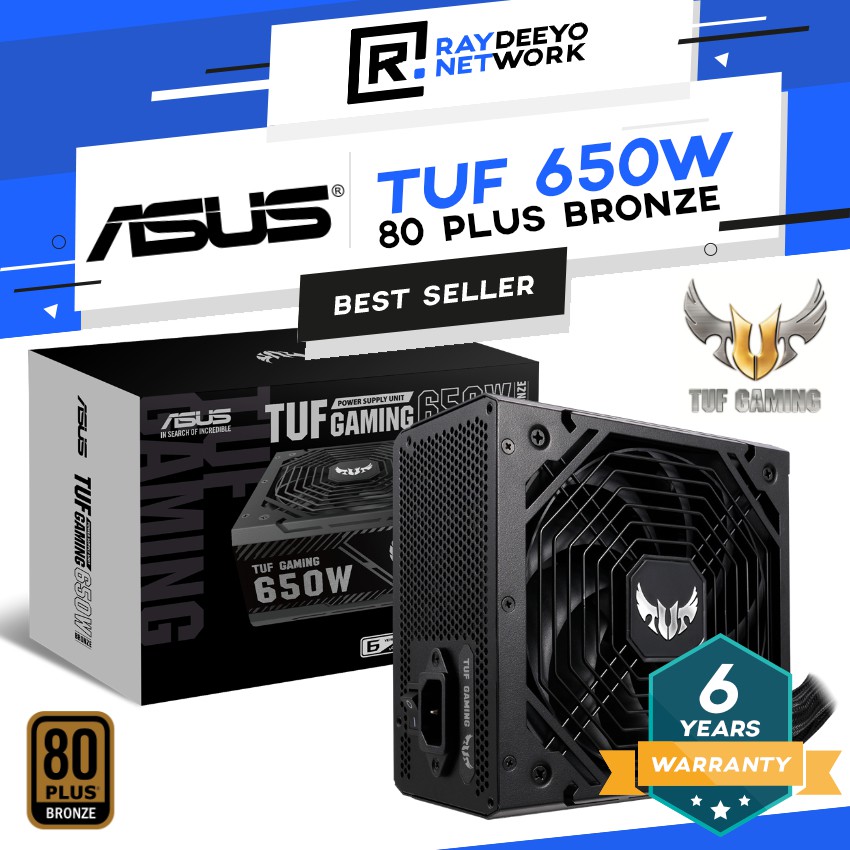 ASUS TUF Gaming 650W Bronze PSU Power Supply Unit [80 Plus Bonze