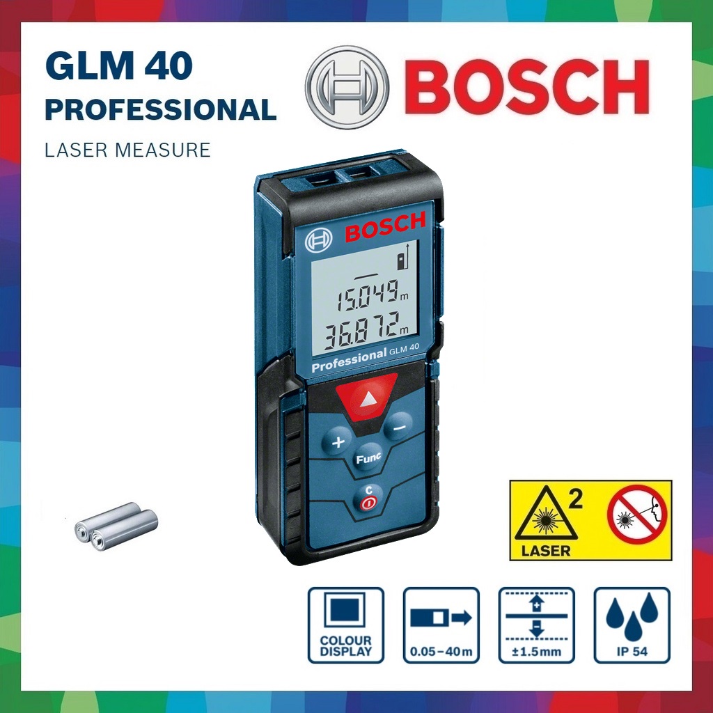 BOSCH GENUINE Laser Rangefinder / Laser Measure GLM 40 / GLM5023G / GLM5027CG / GLM10025C