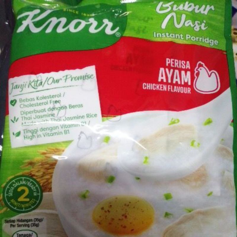 Knorr Sachet Porridge Bubur Nasi 3packs X 32g Shopee Malaysia