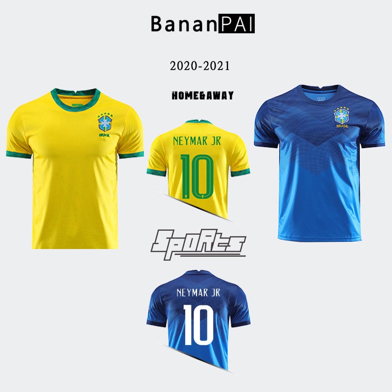 Brazil 10 Brasil Soccer Football Tee T-shirt Yellow All Sizes