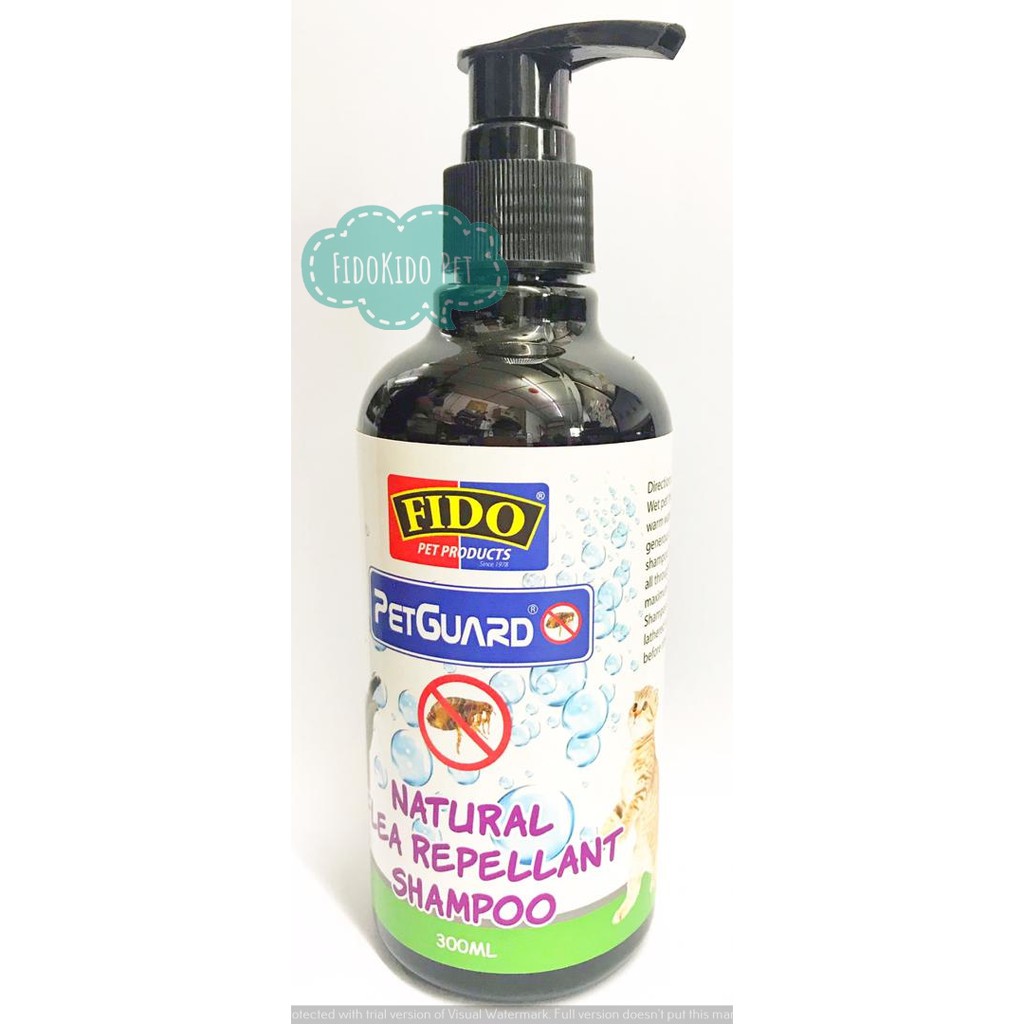Fido Petguard Natural Flea Repellant Cat Shampoo 300ml Shopee Malaysia