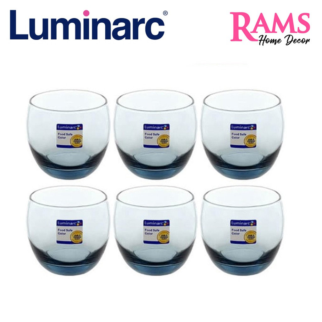 Luminarc 6pcs Glass Set 320ml Salto Mazarine Shopee Malaysia 5707