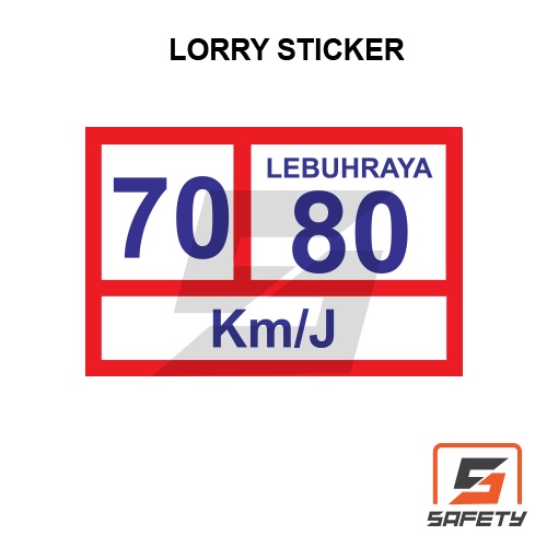Lorry Sticker A, C, T, KA, Spad, 70/80,80/90, sticker puspakom, stiker ...