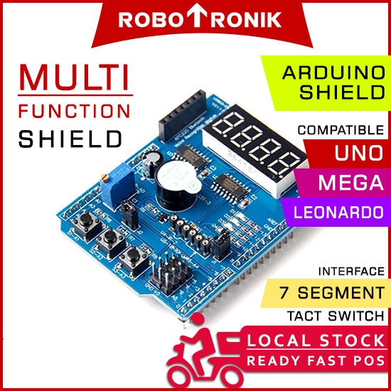 Multi Function Expansion Shield Multifunction Stm 32 Arduino Uno Mega Leonardo Compatible 6128