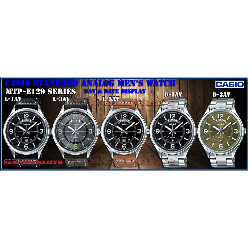 Casio 2024 mtp e129