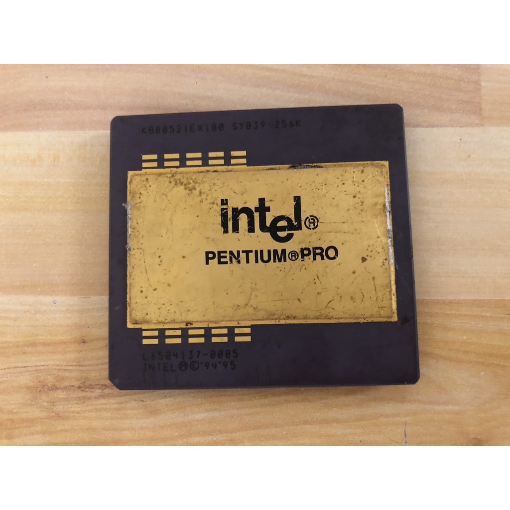 Intel Pentium Pro 180 MHz 256K SY039 KB80521EX180 CPU PROCESSOR Vintage ...