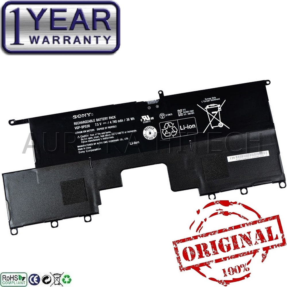 Original Sony Vaio SVP132A1CM SVP132A1CP SVP132A1CT SVP132A1CU ...