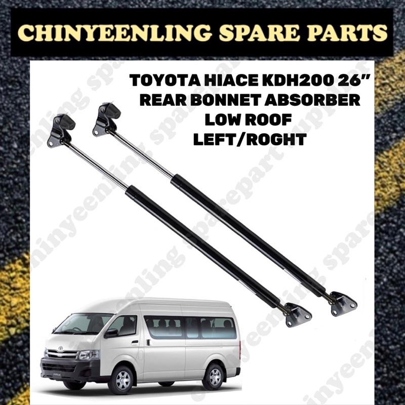 Toyota Hiace KDH200 26” Rear Bonnet Absorber Low Roof (Left /Right ...