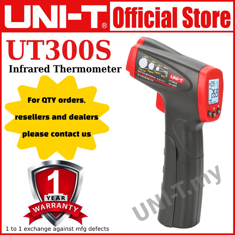 UNI-T UT300S Infrared Thermometer (Industrial Use) | Shopee Malaysia