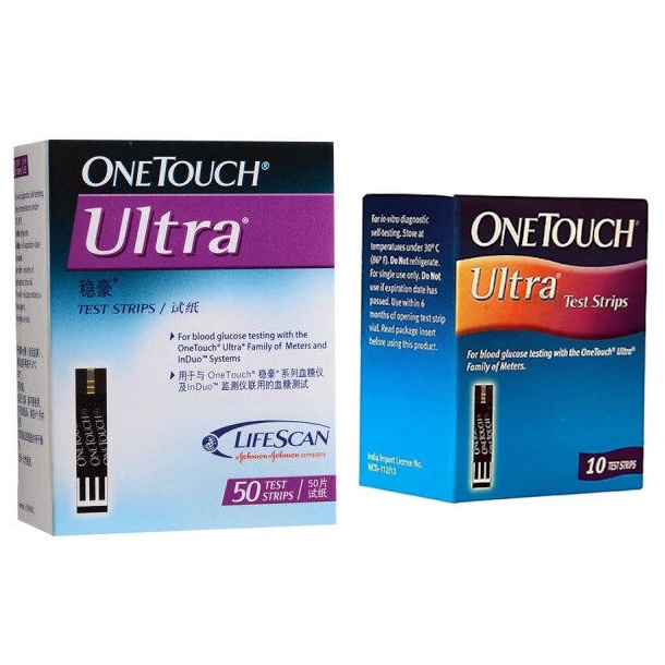 One Touch Ultra Test Strips (10'S / 25'S / 50's) | Shopee Malaysia