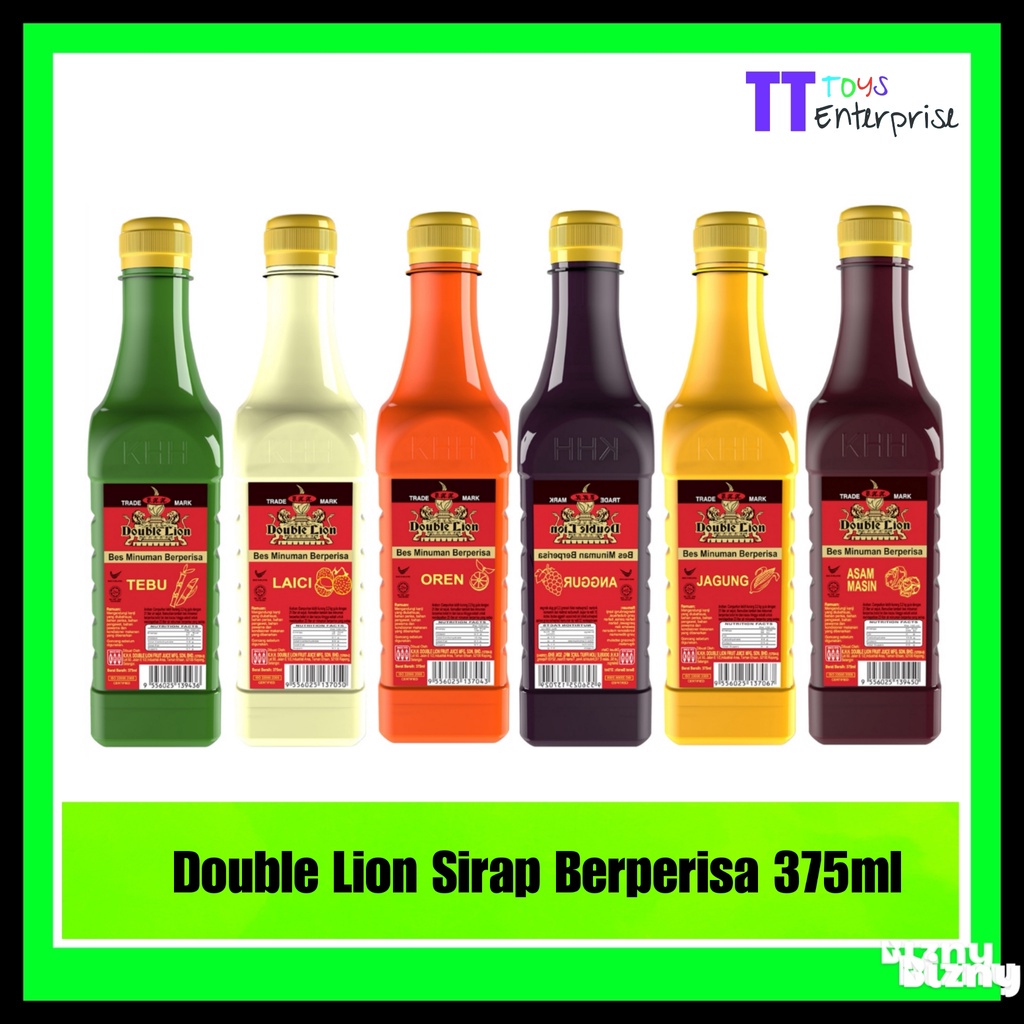 DS Double Lion Flavoured Concentrate 375ml / Bes Minuman Berperisa ...