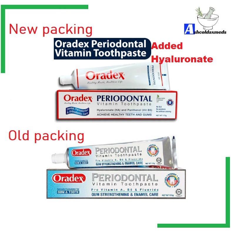 ORADEX PERIODONTAL VITAMIN TOOTHPASTE 175GM EXP01/2026 | Shopee Malaysia