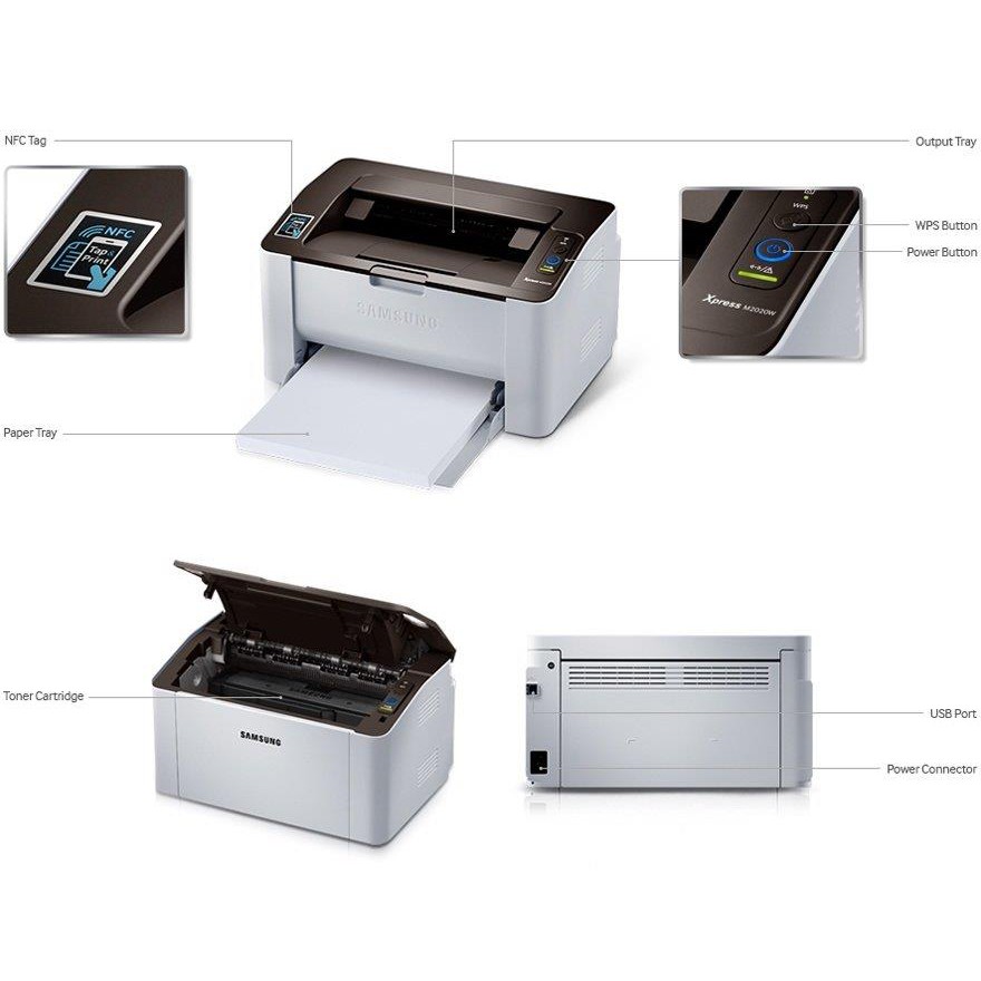 Samsung Xpress M2020W A4 Mono Laser Printer Shopee Malaysia