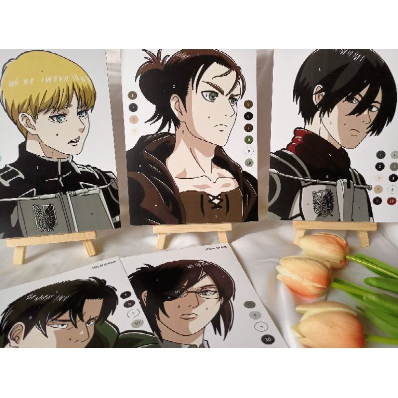 (LAST Stock) Attack on Titan/Shingeki no Kyojin Glass Painting Kit DIY ...