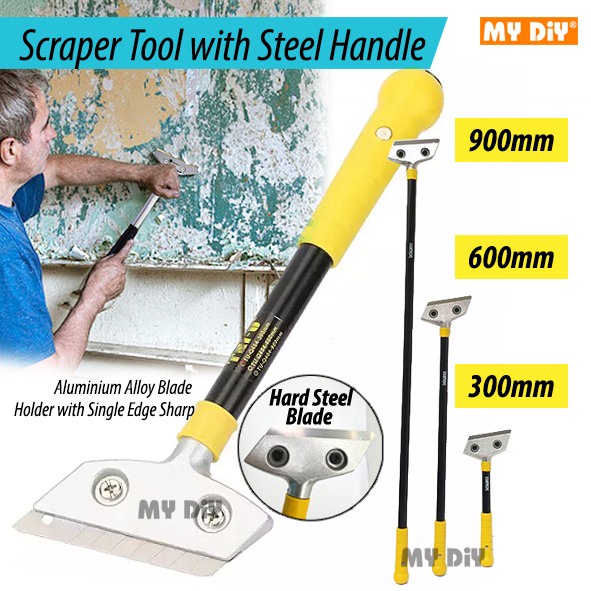 MYDIYHOMEDEPOT CLEANING KNIFE LONG HANDLE SCRAPER MULTIPURPOSE RAZOR