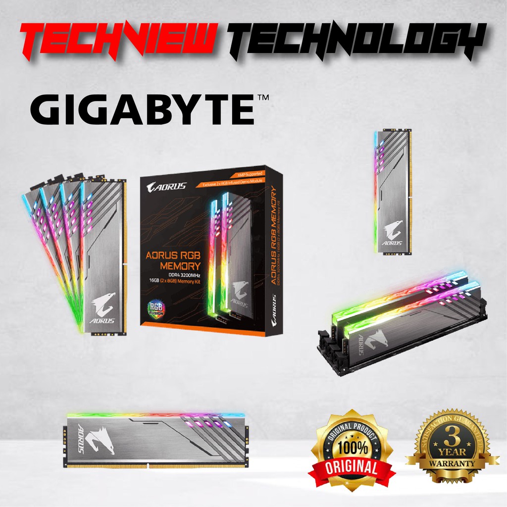 Aorus on sale rgb ram