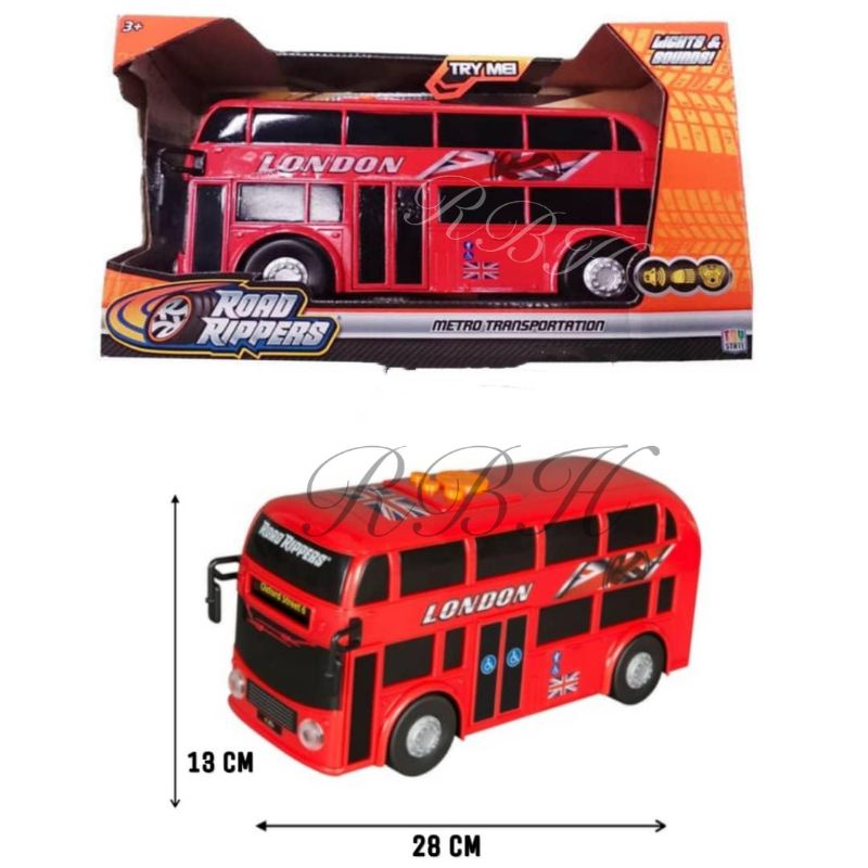 Road Rippers London Bus , Motorised Taxi , Motorised Underground Train ...
